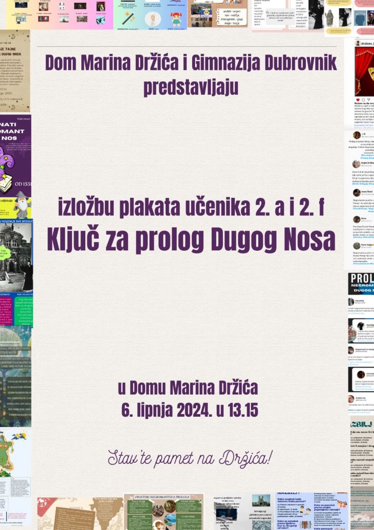 KLJUČ ZA PROLOG DUGOG NOSA